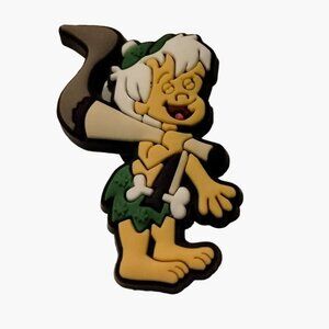 Cannabis Shoe Charm Flintstone Bam Bam Character joint spliff reefer blunt